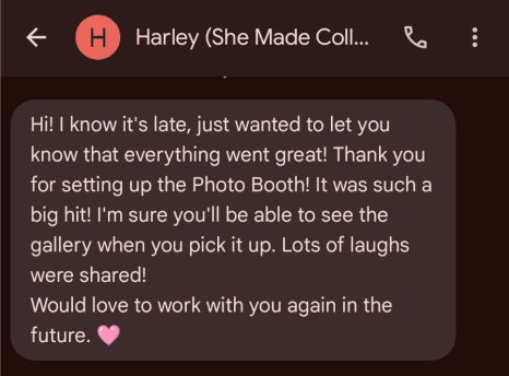 Text Review Screenshot